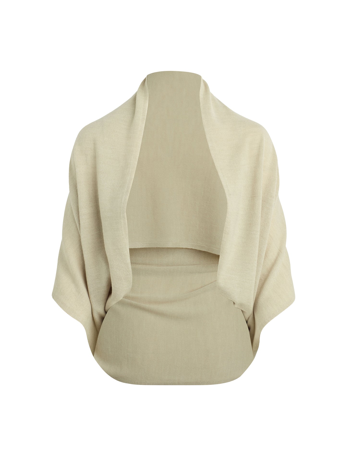 THE LIGHTWEIGHT KNIT WRAP SCARF - OATMEAL