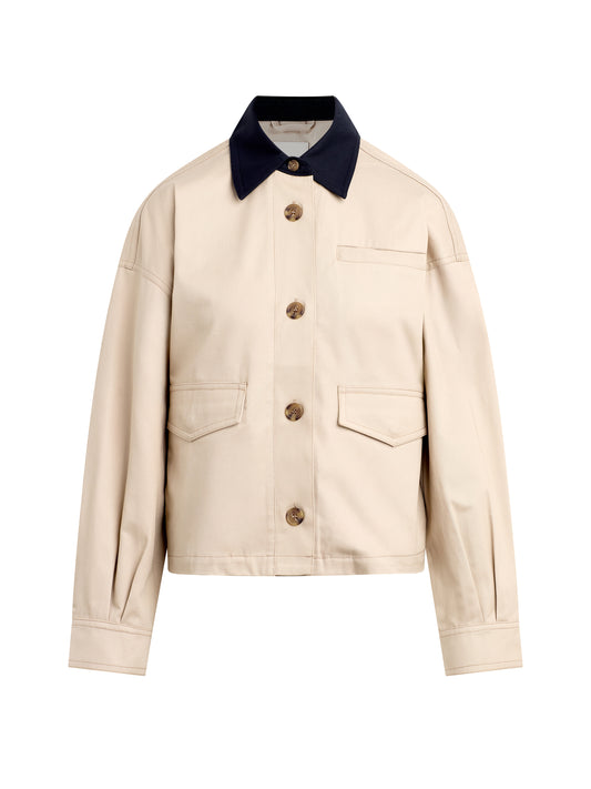 THE CARLA JACKET - DESERT KHAKI MULTI