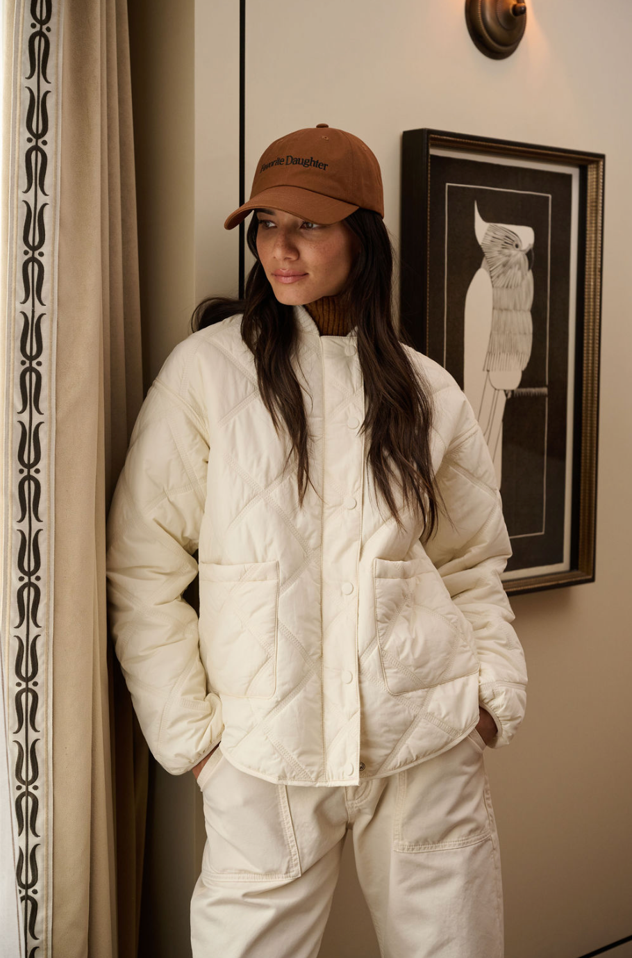 THE TAKE A STROLL JACKET - WINTER WHITE