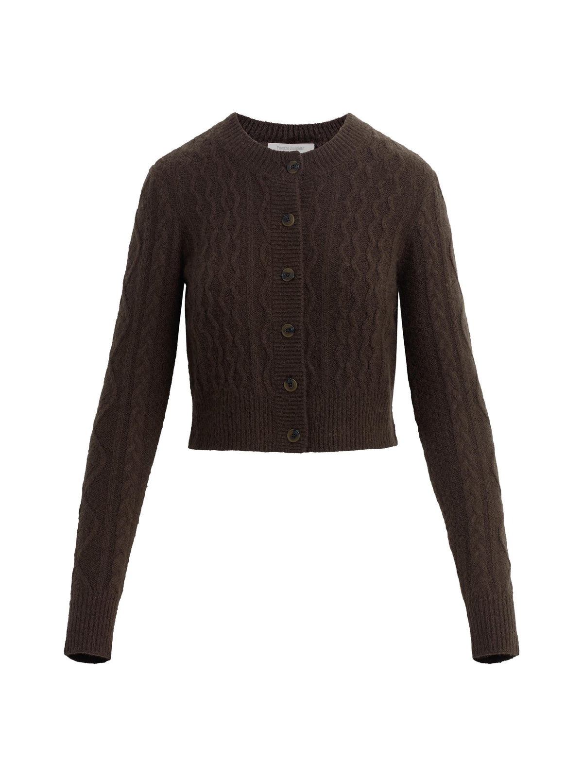 THE ELEANOR CARDIGAN - ESPRESSO