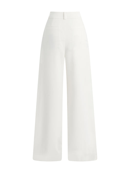 PLEATS FOR DAYS PANT PETITE - IVORY