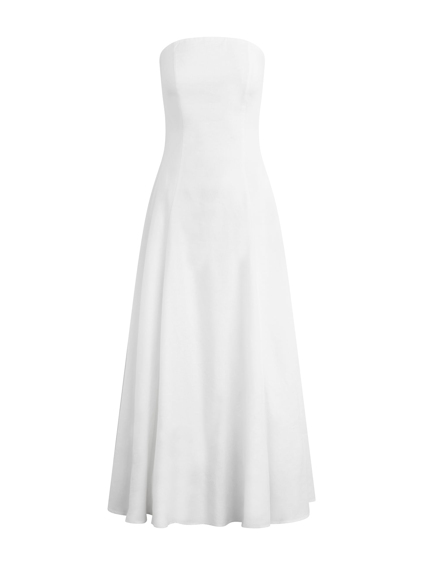 THE FAVORITE LINEN DRESS - WHITE